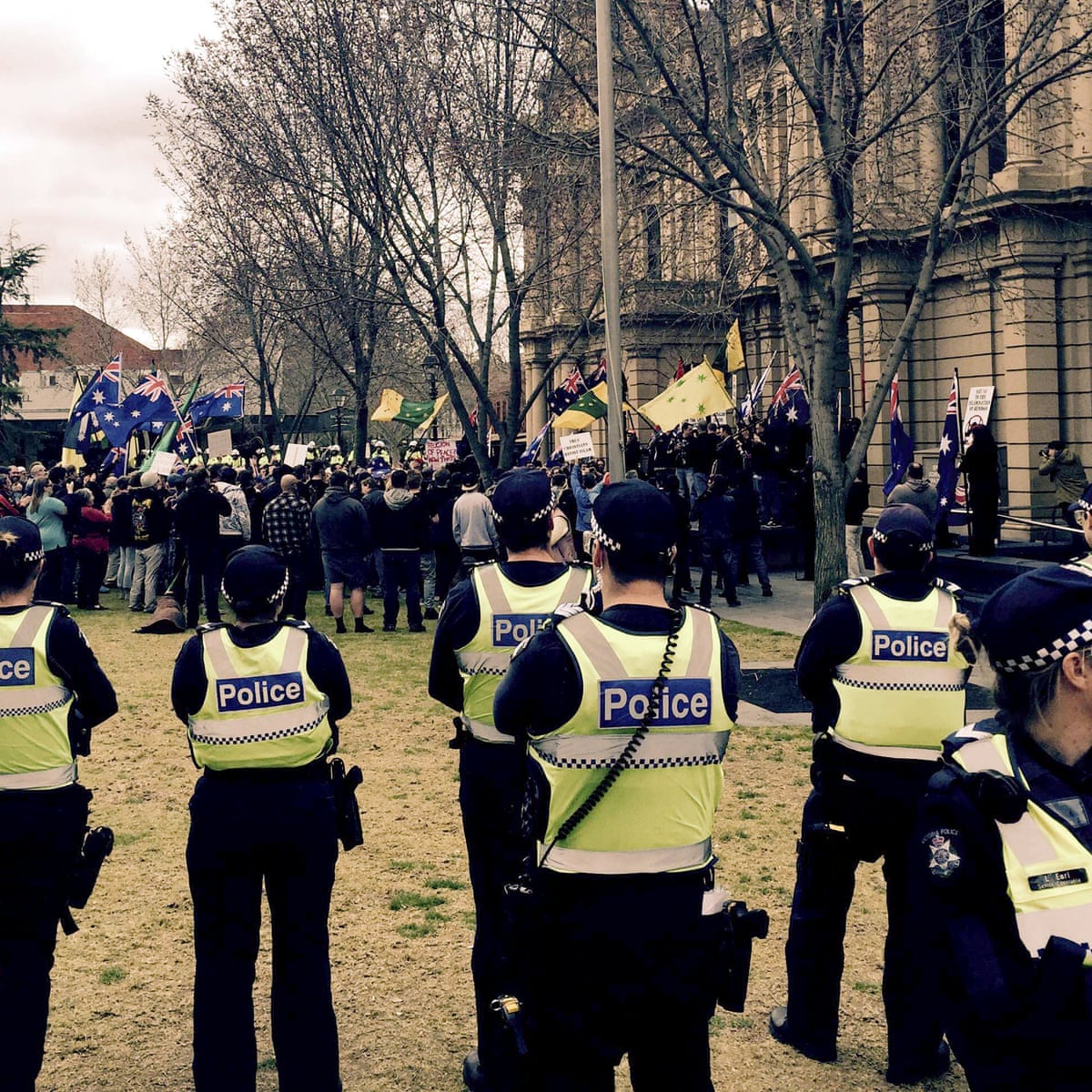 Far Right United Patriots Front Threatens To Return To Bendigo In Facebook Video Victoria The Guardian