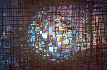 Work in progress by Sarah Sze, 2022