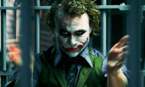 Heath Ledger as The Joker in 2008’s The Dark Knight.