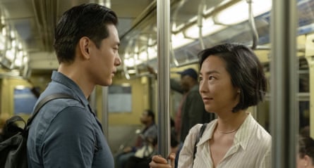 Train dreams … Teo Yoo and Greta Lee in Past Lives.