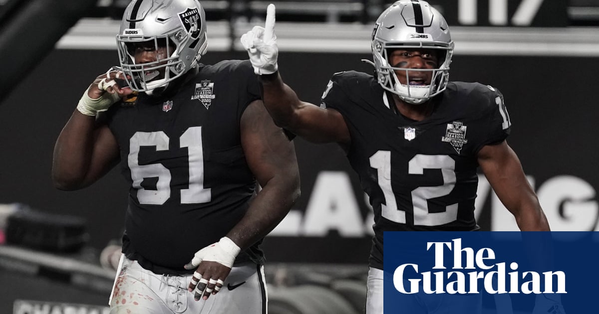 Raiders celebrate Las Vegas debut with victory over New Orleans Saints