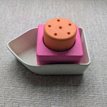 Oli & Carol Upcycled Rubber Bath Toy Boat.