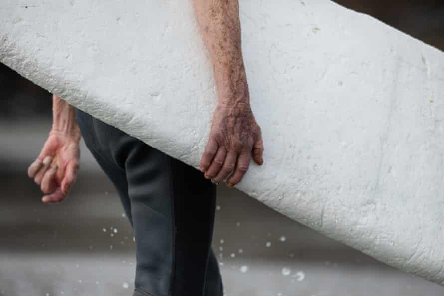 Meherne with surf board