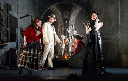 ‘Beautifully acted’ … Lucy Hall, Robyn Lyn Evans, Camilla Roberts and Ania Jeruc as Donna Elvira in Don Giovanni.