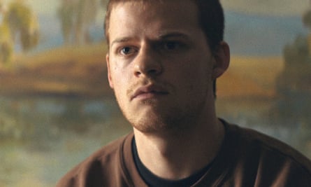 Lucas Hedges as Otis in Honey Boy.
