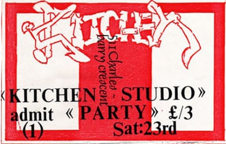 Ticket to a Kitchen party, 1990.