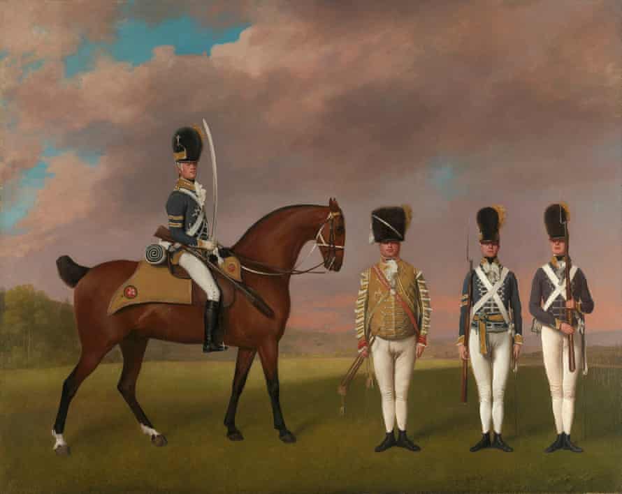 Toy soldiers … Soldiers of the 10th Light Dragoons, 1793.