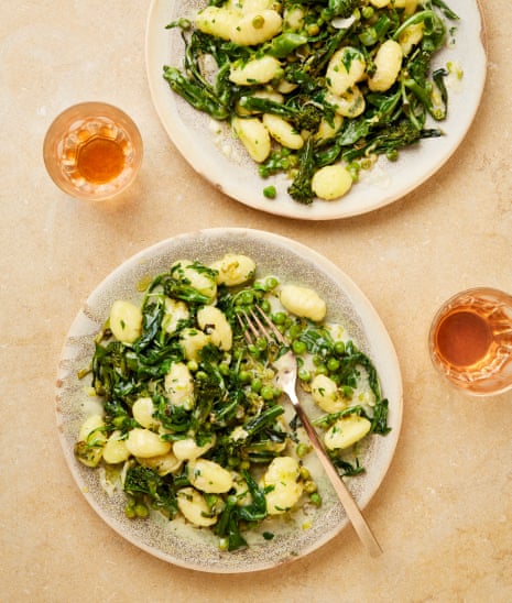 Meera Sodha's gnocchi with summer greens.