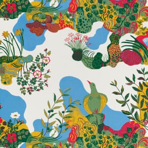 Josef Frank, Anakreon, 1938This design is based on a 3,500 year-old fresco from the palace in Knossos on Crete, discovered by Svenskt Tenn founder Estrid Ericson. It is named after the Greek poet Anacreon from 500 BC, famous for his love and drinking songs