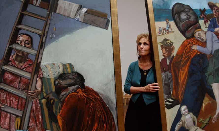 ‘A certain theatricality’ … Rego in her London studio in 2004.