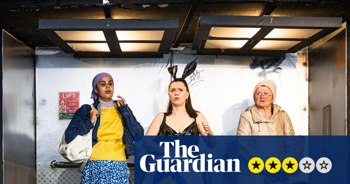 Ready tae Drap review – clashing neighbours trapped in a lift get roars of approval | Stage Ready tae Drap review – clashing neighbours trapped in a lift get roars of approval | Stage