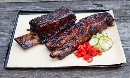 ‘It feels like you’re dismantling it’: belly rib, beef rib.