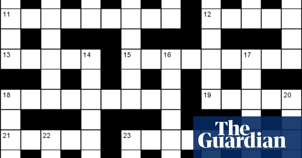 Genius crossword No 221 Crosswords The Guardian