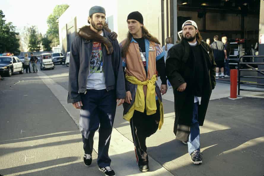 Jason Lee, Jason Mewes and Kevin Smith in the 2001 film Jay and Silent Bob Strike Back.