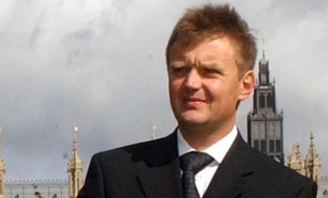 Alexander Litvinenko in 2004, after he became a political refugee in Britain.
