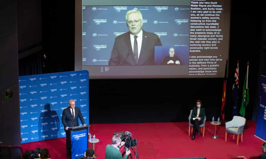 Scott Morrison at the women's summit