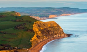 A view of Seatown from Golden Cap, Dorset