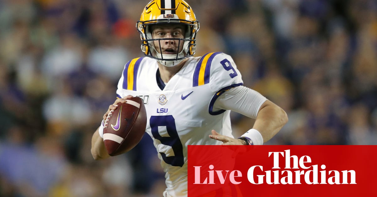 NFL draft 2020: Joe Burrow expected to be No 1 pick in virtual event – live!