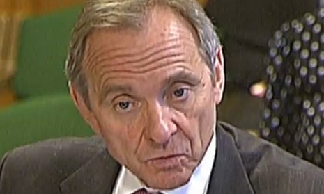 Sir John Manzoni giving evidence to the Commons Public Administration and Constitutional Affairs on the work of the Cabinet Office. 