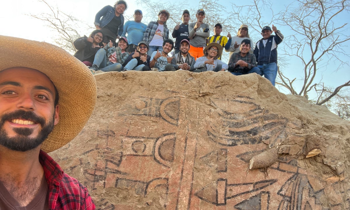 Long-lost ancient mural rediscovered in northern Peru after more than a century | Peru | The Guardian