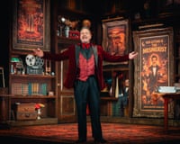 Rufus Hound in The Mesmerist at Watford Palace theatre.