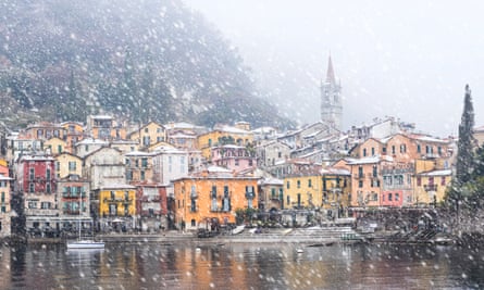 Varenna village can be reached by train from Milan.