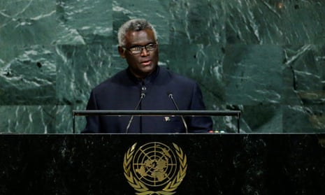 Prime minister Manasseh Sogavare responded furiously earlier this week to the announcement by Australia that Australia had offered to assist Solomon Islands with election funding.