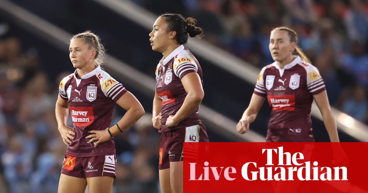 Queensland Maroons v NSW Blues: Women’s State of Origin game 2 – live