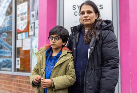 ‘I didn’t know how to fight for my rights, or what my rights were’ … Sadaf Afzal and her son Khizar.