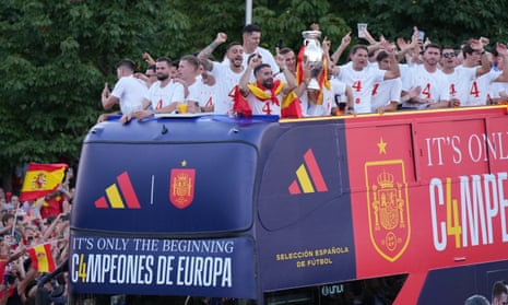 Spain receive heroes' welcome in Madrid following victory