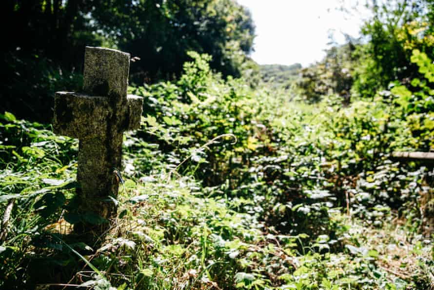 The churchyard at St Edward’s church, Plymouth.