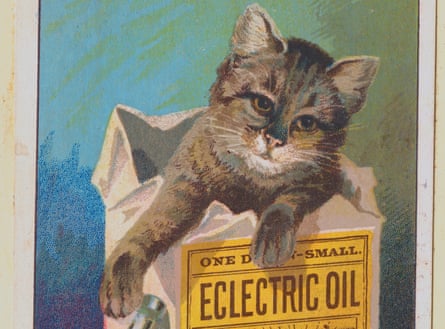 Una pubblicità della fine del XIX secolo del Dr. Per l'olio eclettico di Thomas.