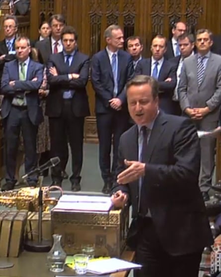 David Cameron at prime minister’s questions, 20 April