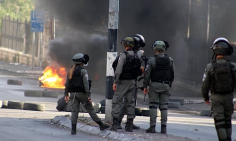 Israel troops in occupied West Bank