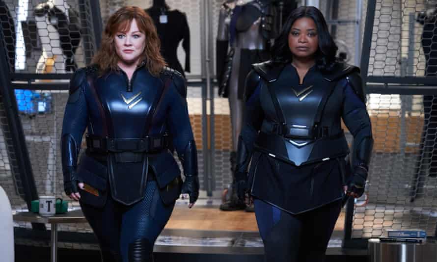 Melissa McCarthy and Octavia Spencer in Thunder Force.