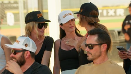 Parents watch from the sidelines as their children compete in the high-pressure world of travel baseball featured in Team Moms.