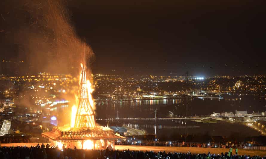 Darkness and light … a Best temple in Derry memorialising the lives lost in the Troubles.