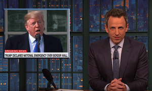 Seth Meyers: Trump’s declaration was ‘the exact opposite of an emergency. That’s a choice.’