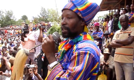 Kala Gezahegn, the traditional leader of Ethiopia's Konso people