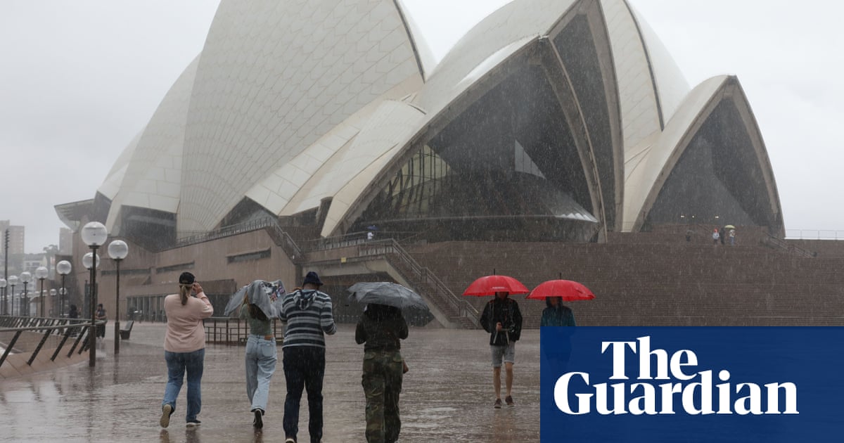 Sydney on track to receive month’s worth of rain in first week of May, bureau warns | Australia news