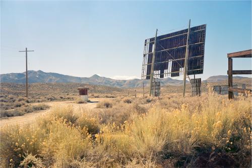 Abandoned Drive-in, NevadaSam Shepard’s European publishers contacted me and licensed this image of an old drive-in for the reprint of his book Cruising Paradise. The photo fits the theme of his work comprised of tales from the 1980’s set in the lonely West.