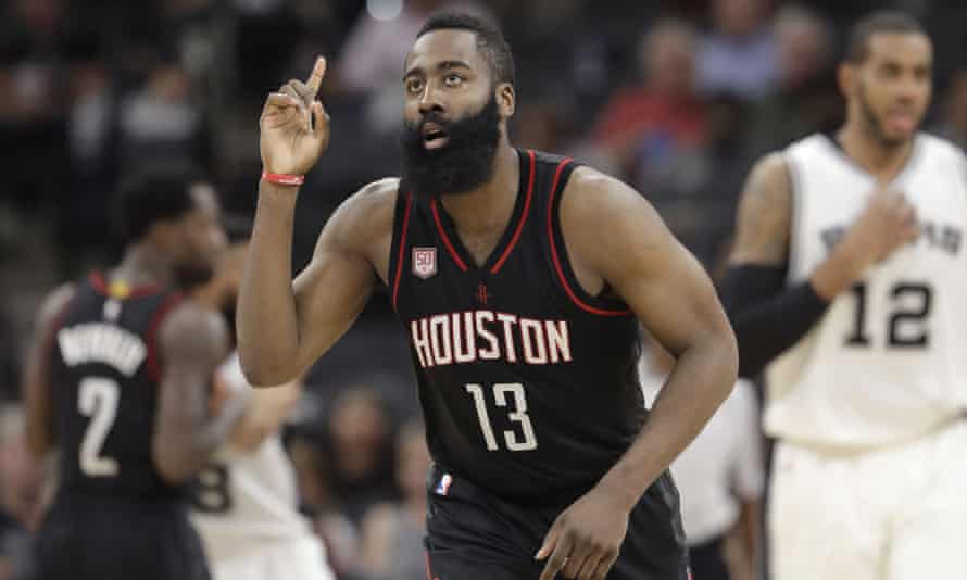 Houston Rockets Sign James Harden To Nba Record 228m Contract Extension Houston Rockets The Guardian James Harden Weekend 2022