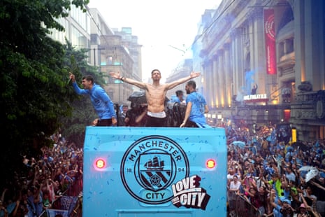 Manchester City trophy parade