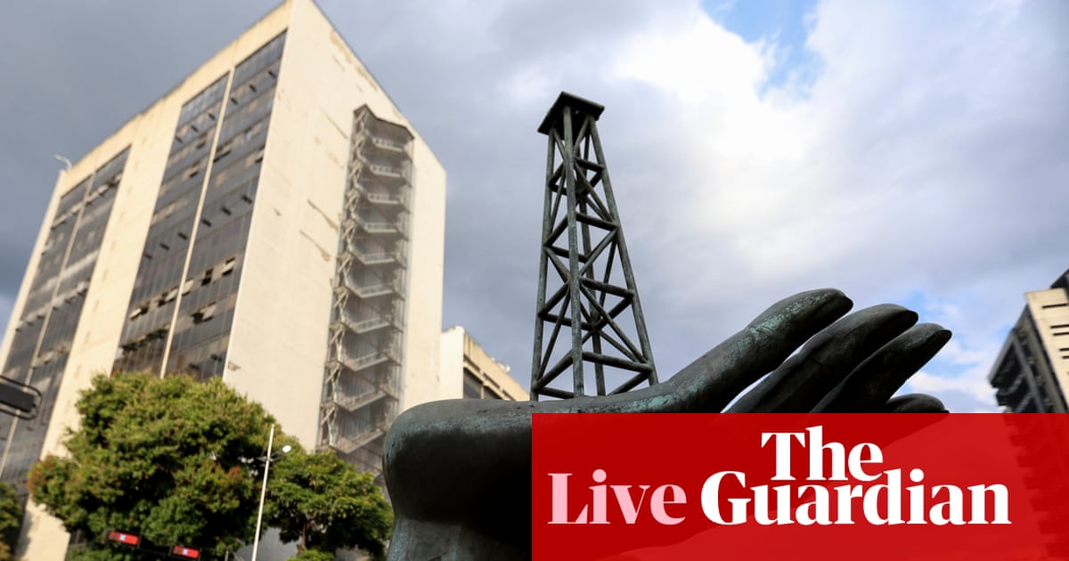 Trump suggests US taxpayers could cover cost of boosting Venezuelan oil production – live