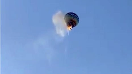 Hot-air balloon crash kills at least eight people in Brazil – video | Brazil | The Guardian