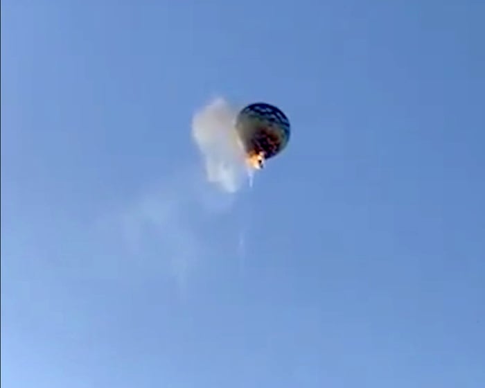 Hot-air balloon crash kills at least eight people in Brazil – video