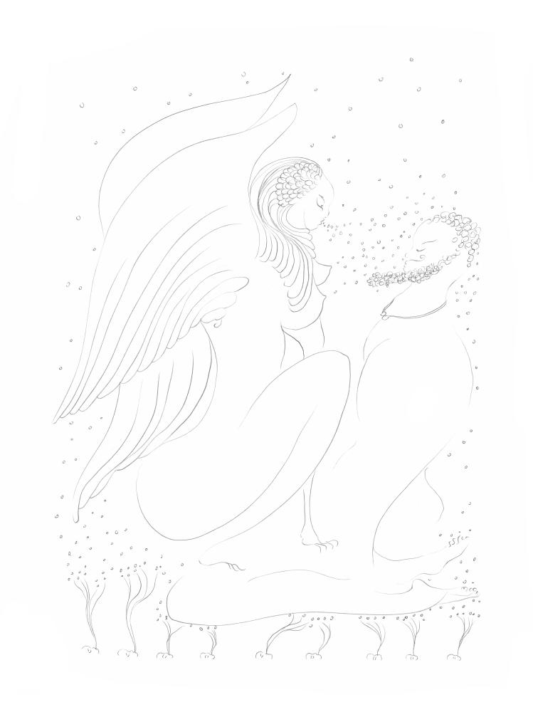 L'énigme du Sphinx de Chris Ofili, d'après les mythes grecs de Charlotte Higgins : un nouveau récit