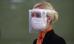 Face Visors May Protect Wearer But Not Other People Against Covid 19 World News The Guardian