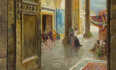 An exhibition of dreams... Carl Wuttke, The Great Umayyad Mosque, Damascus, 1913 (detail).