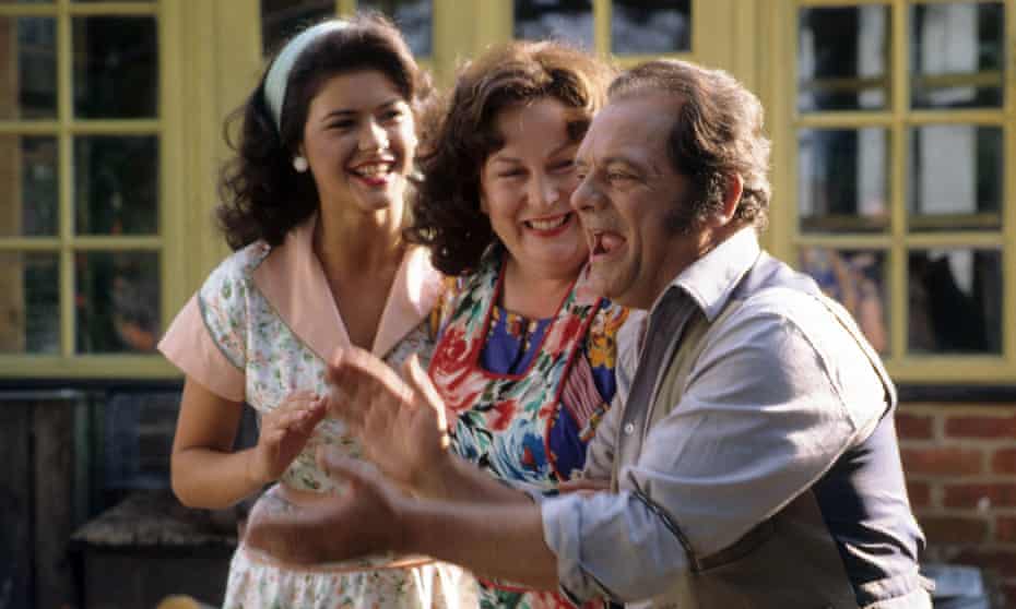 Robert Banks Stewart played a pivotal role in casting Catherine Zeta-Jones, left, alongside Pam Ferris and David Jason in The Darling Buds of May.